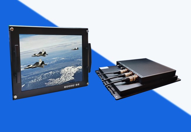 紫川显控23.1寸加固显示器，船